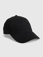 Organic Cotton Washed Baseball Hat