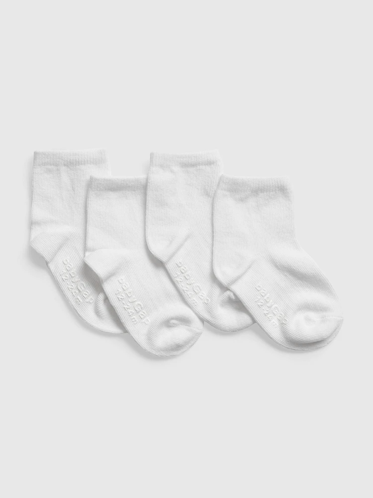 Toddler Crew Socks (4-Pack