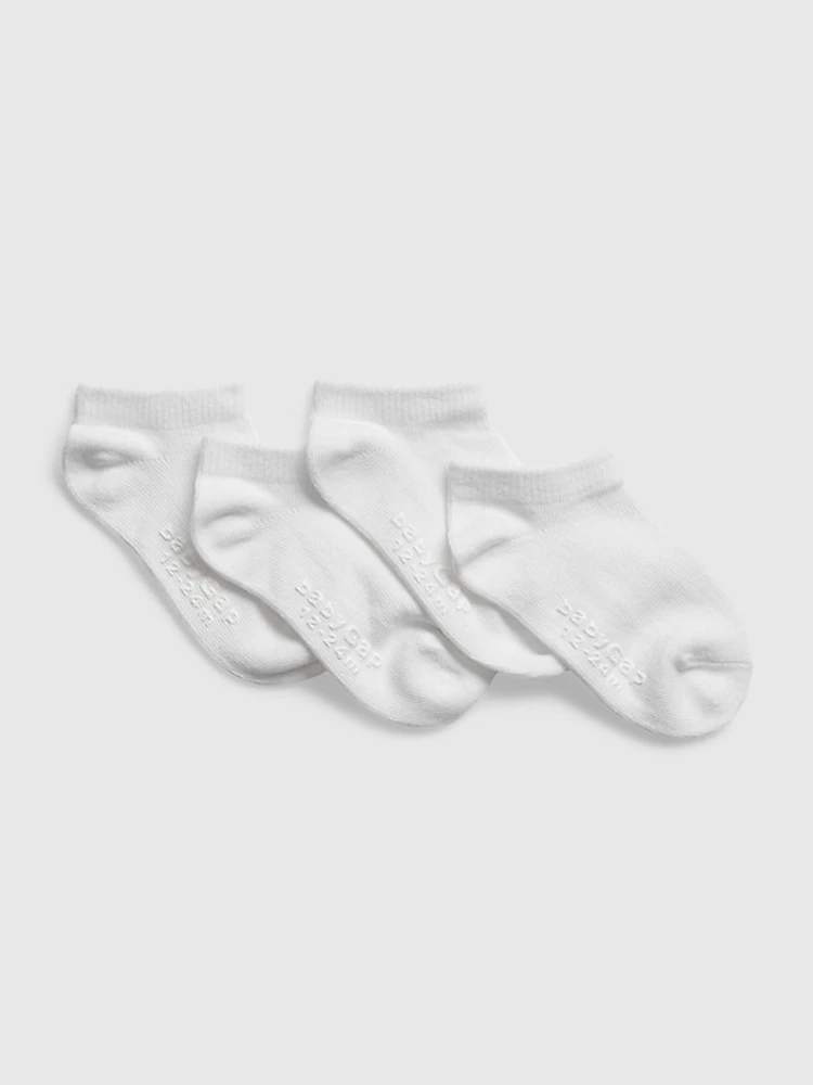 Toddler No Show Socks (4-Pack)