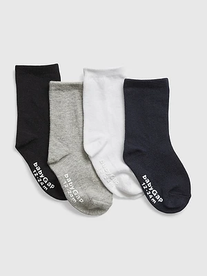 Toddler Crew Socks (4-Pack