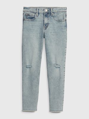 Kids Pencil Slim Fit Jeans with Washwell