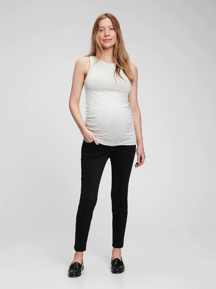 Maternity Full Panel Favorite Jeggings with Washwell