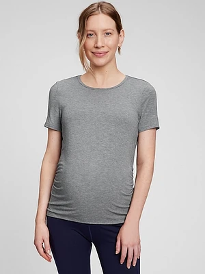 Maternity GapFit Breathe Side Shirring T-Shirt