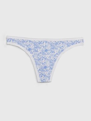 Stretch Cotton Thong