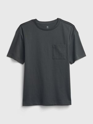 Kids 100% Organic Cotton Pocket T-Shirt