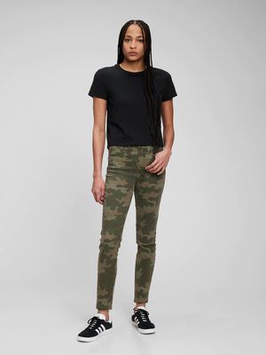 High Rise True Skinny Jeans with Washwell