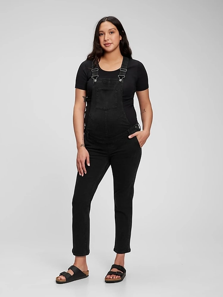 Maternity Denim Overalls