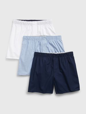 Cotton Boxers (3-Pack