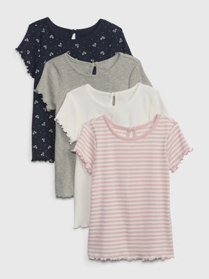 Toddler Rib T-Shirt (4-Pack