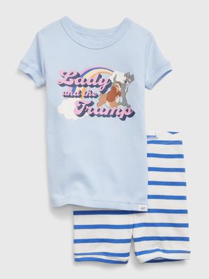 babyGap | Disney 100% Organic Cotton Lady & the Tramp Print PJ Shorts Set