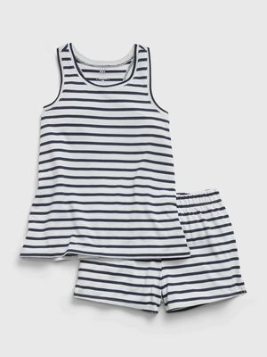 Kids 100% Recycled PJ Tank and Shorts Set