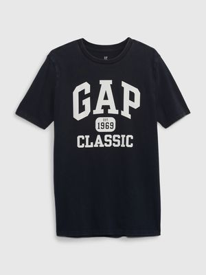 Kids 100% Organic Cotton Archive Gap Arch Logo T-Shirt