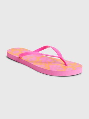 Partially Plant-Based Printed Flip Flops