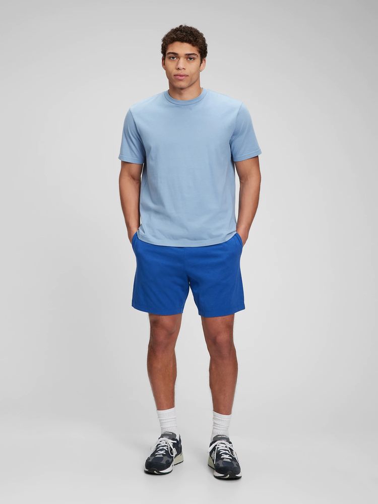 Jersey Sweat Shorts with E-Waist