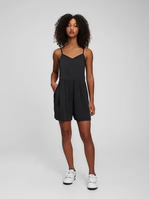 Teen Crinkle Gauze Romper
