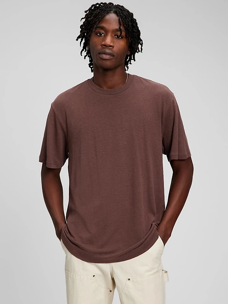 Linen Blend T-Shirt