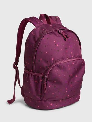 Kids Recycled Polka Dot Senior Backpack