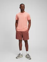 7 French Terry Cargo Sweat Shorts with E-Waist