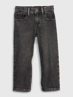 Toddler 90s Loose Organic Denim Jeans with Washwell