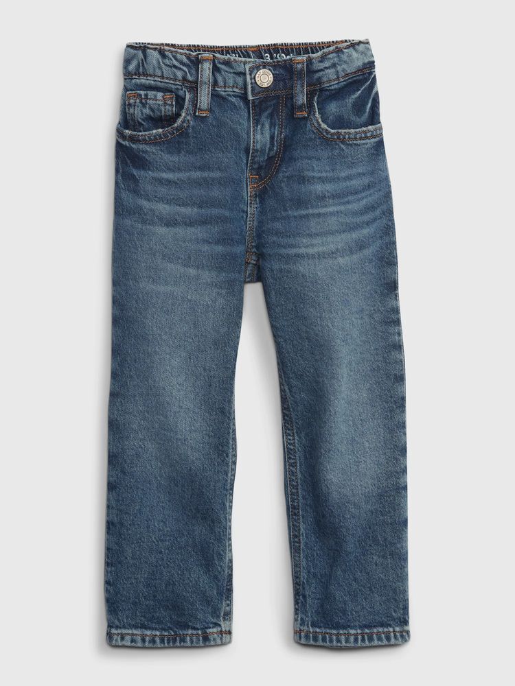 Toddler Organic Cotton 90s Loose Jeans with Washwell