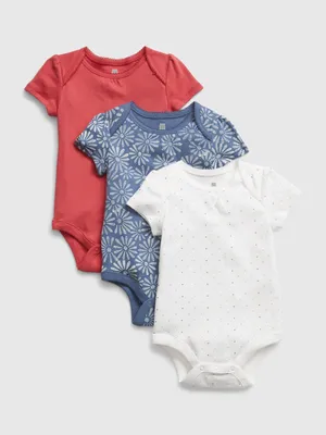 Baby Printed Bodysuit (3-Pack