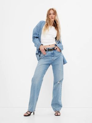 High Rise 90s Loose Jeans