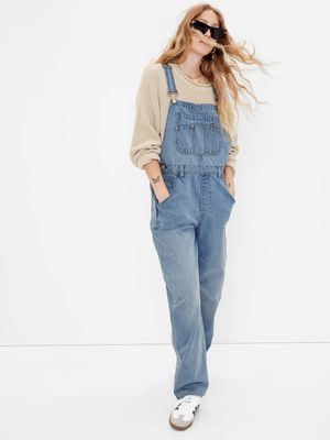 90s Loose Overalls with Washwell