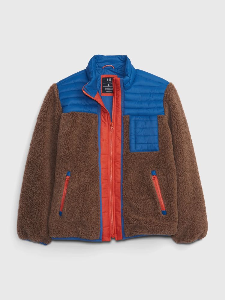 Kids Sherpa Tech Zip-Up Jacket