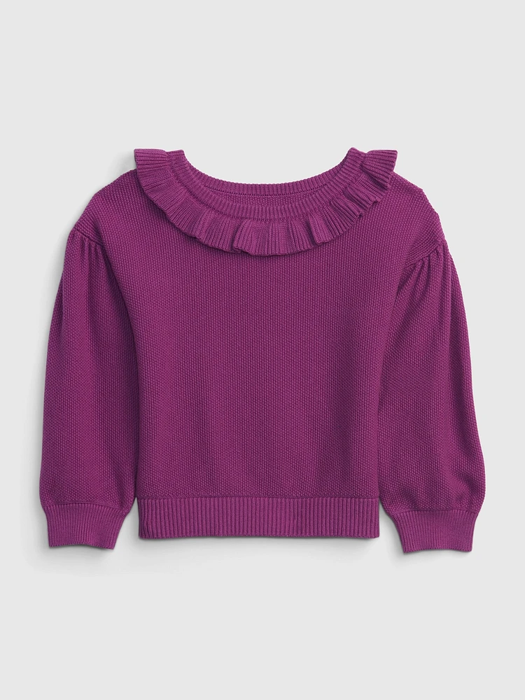 Toddler Ruffle Sweater