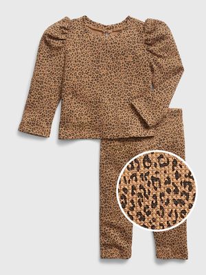 Baby Waffle Two-Piece Outfit Set