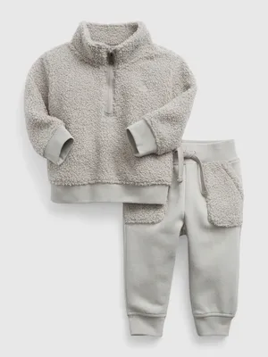 Baby Sherpa Outfit Set