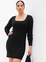 Rib Mini Sweater Dress