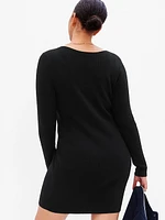 Rib Mini Sweater Dress