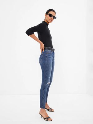 High Rise True Skinny Jeans