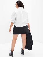 Organic Cotton Cropped Shirt