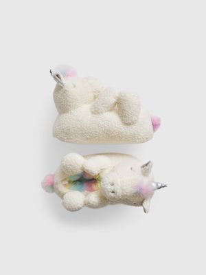 Kids Cozy Unicorn Slippers