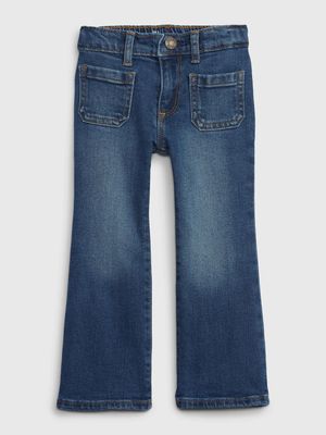 Toddler Flare Jeans with Washwell
