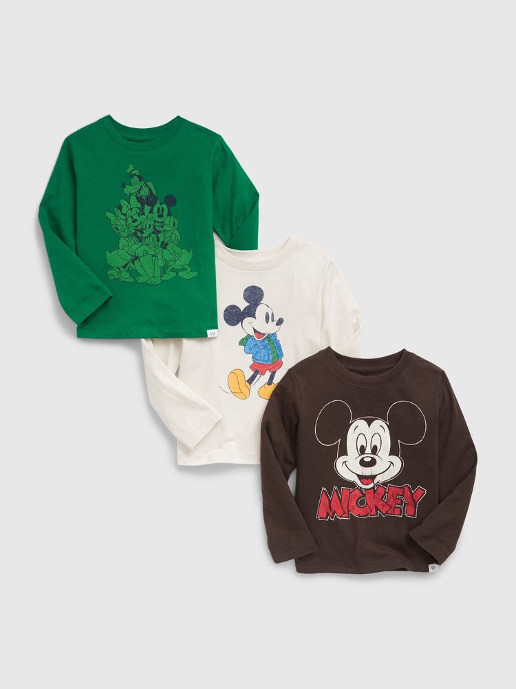 babyGap | Disney 100% Organic Cotton Mickey Mouse Graphic T-Shirt (3-Pack)