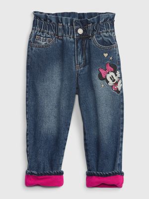 babyGap | Disney Fleece-Lined Just Like Mom Jeans with Washwell