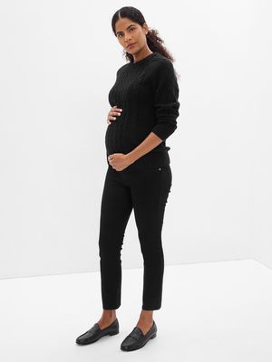 Maternity Cable-Knit Sweater