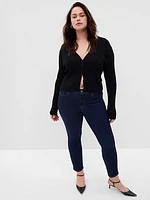 Mid Rise True Skinny Jeans