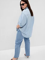 Chambray Denim Big Shirt