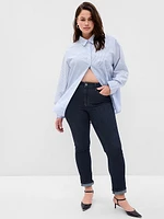 High Rise Classic Straight Jeans