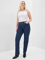 High Rise Cheeky Straight Jeans