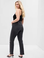 High Rise Classic Straight Jeans