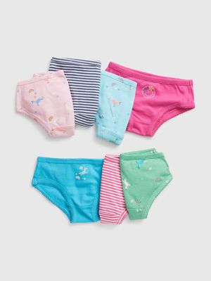 Toddler Unicorn Bikini Briefs (7-Pack
