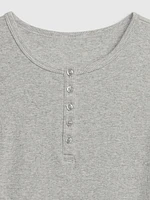 Kids Rib Henley T-Shirt