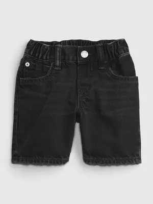 Toddler 90s Loose Denim Shorts with Washwell