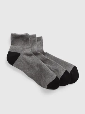 Quarter Crew Socks (3-Pack
