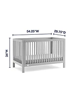 babyGap Charlie Crib with Grey Dots and Stripes Bedding Bundle